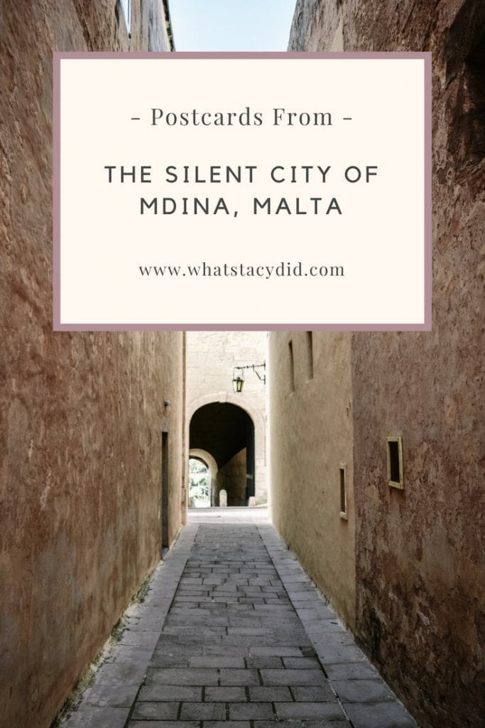 Postcards From The Silent City of Mdina, Malta