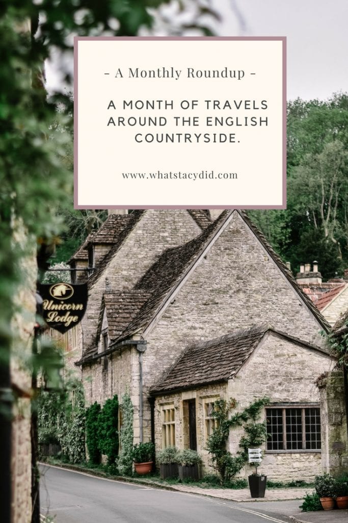 A Travel Blogger's Monthly Roundup, England Travels