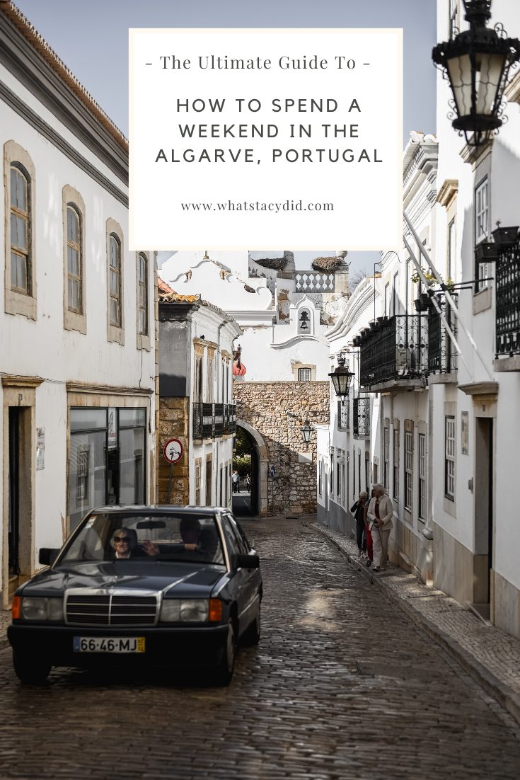The ultimate guide on how to spend a long weekend in The Algarve! From the best place to stay and the best places to eat, to what to do in The Algarve and everything else you need to plan an Algarve, Portugal getaway! #algarve #portugal #travel #europe #algarveitinerary