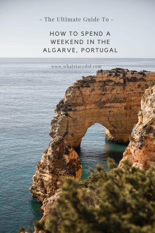 The ultimate guide on how to spend a long weekend in The Algarve! From the best place to stay and the best places to eat, to what to do in The Algarve and everything else you need to plan an Algarve, Portugal getaway! #algarve #portugal #travel #europe #algarveitinerary