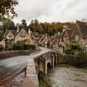 An Autumnal Evening At Castle Combe - Fine Art Print