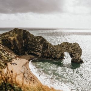 An Autumnal Afternoon At Durdle Door, Dorset - Fine Art Print