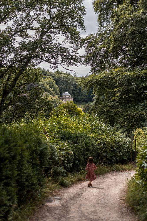 Stourhead Estate view of the Temple of Apollo