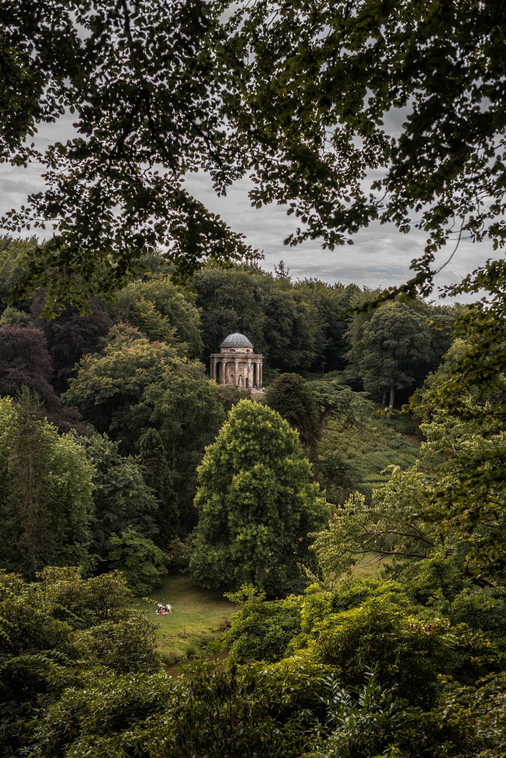 Stourhead Estate view of the Temple of Apollo