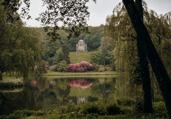 Stourhead Estate view of the Temple of Apollo